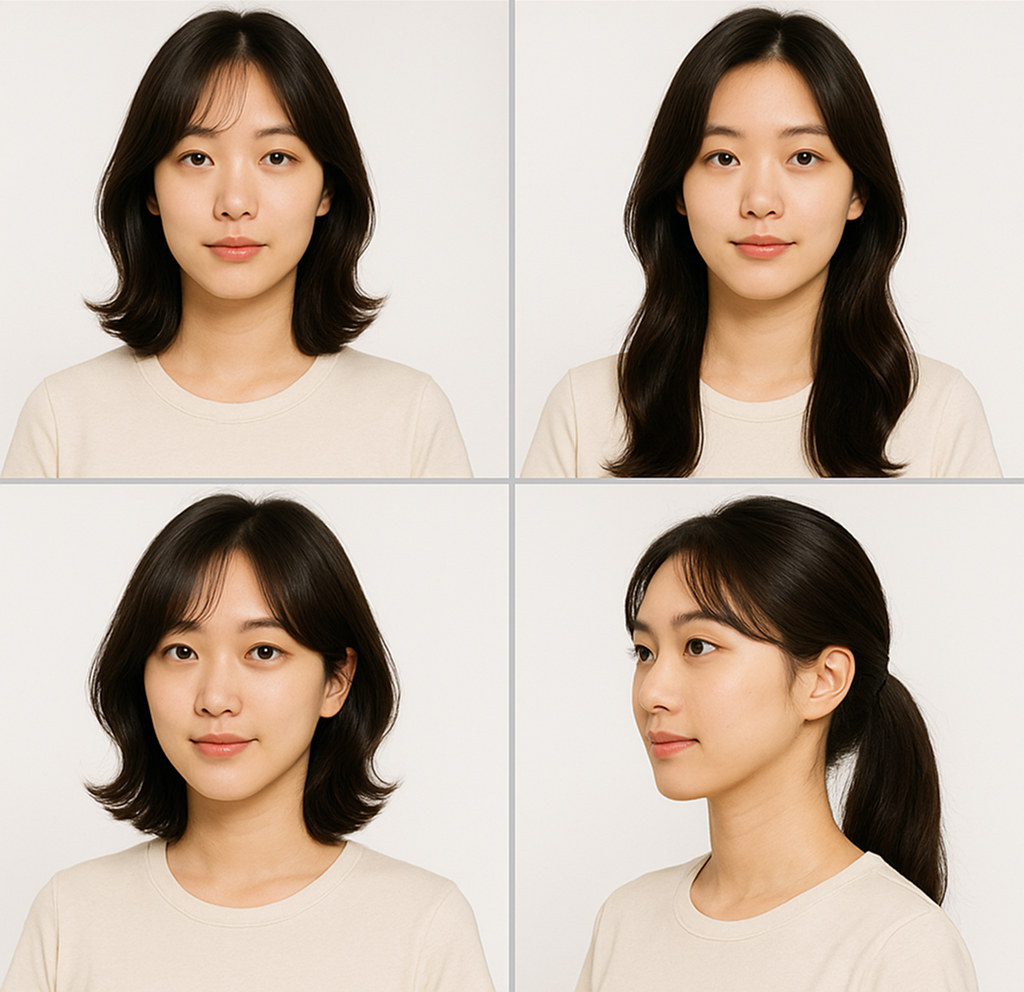 AI 헤어 모델로 미용실 SNS 올릴 때 고객 얼굴 모자이크 깔끔하게 해결!