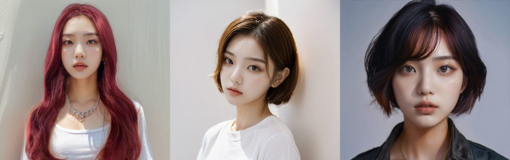 AI 헤어 모델로 미용실 SNS 올릴 때 고객 얼굴 모자이크 깔끔하게 해결!